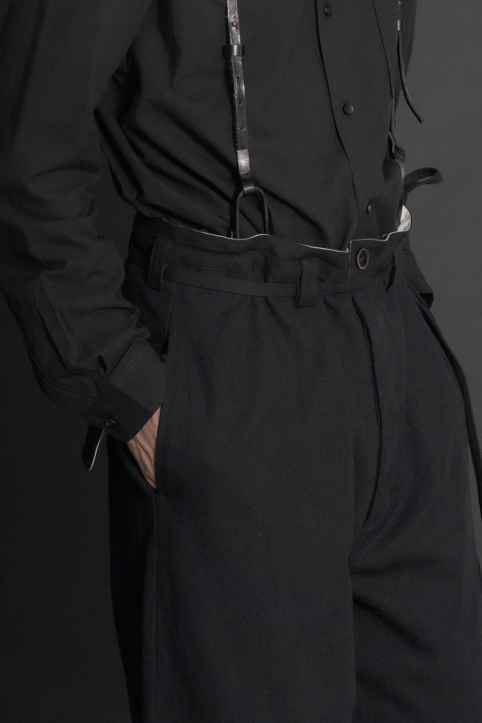 The Leather Suspender