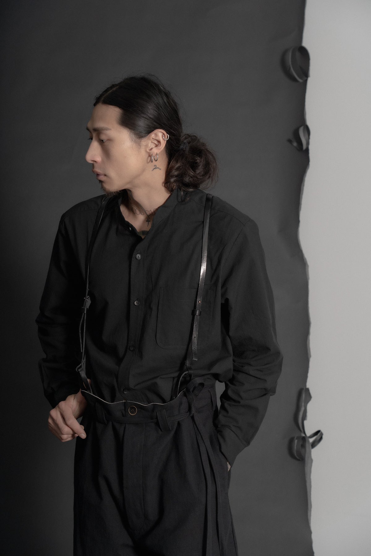 The Leather Suspender