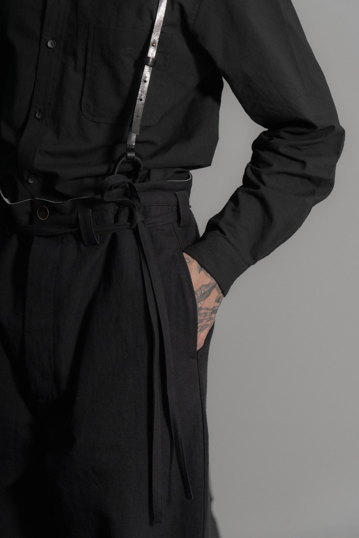 The Leather Suspender