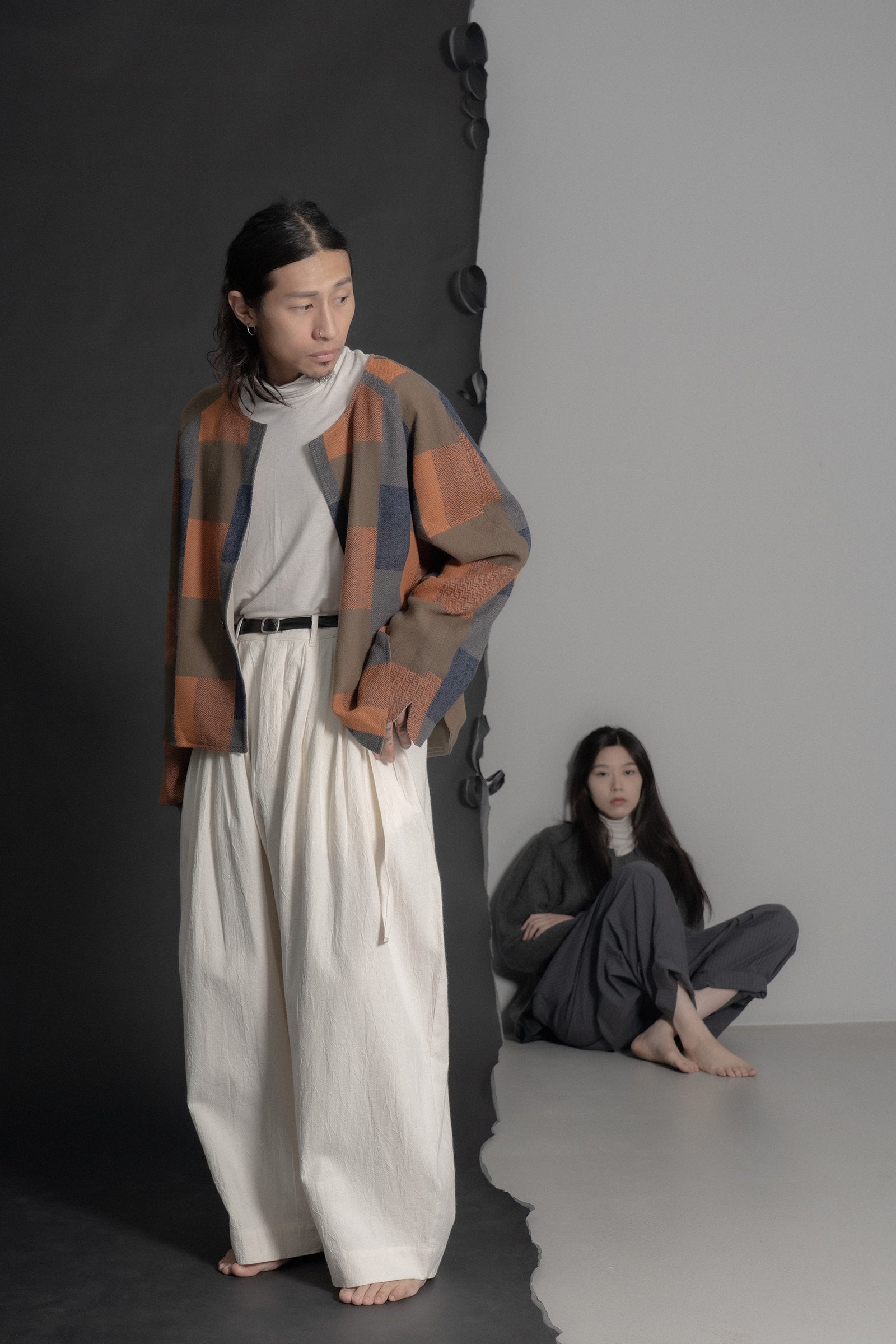 The Pleaty Trousers - White