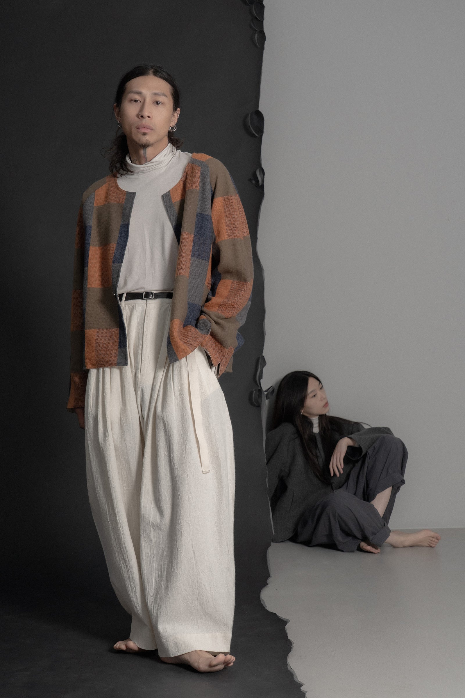 The Pleaty Trousers - White