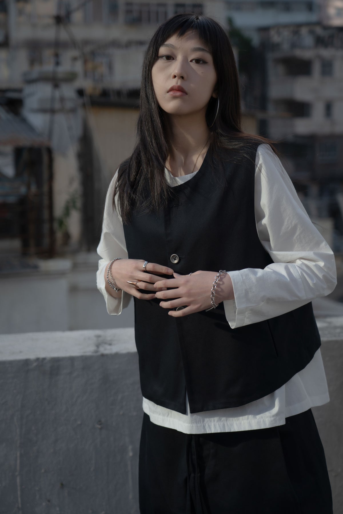 The Gardener Vest - Ink