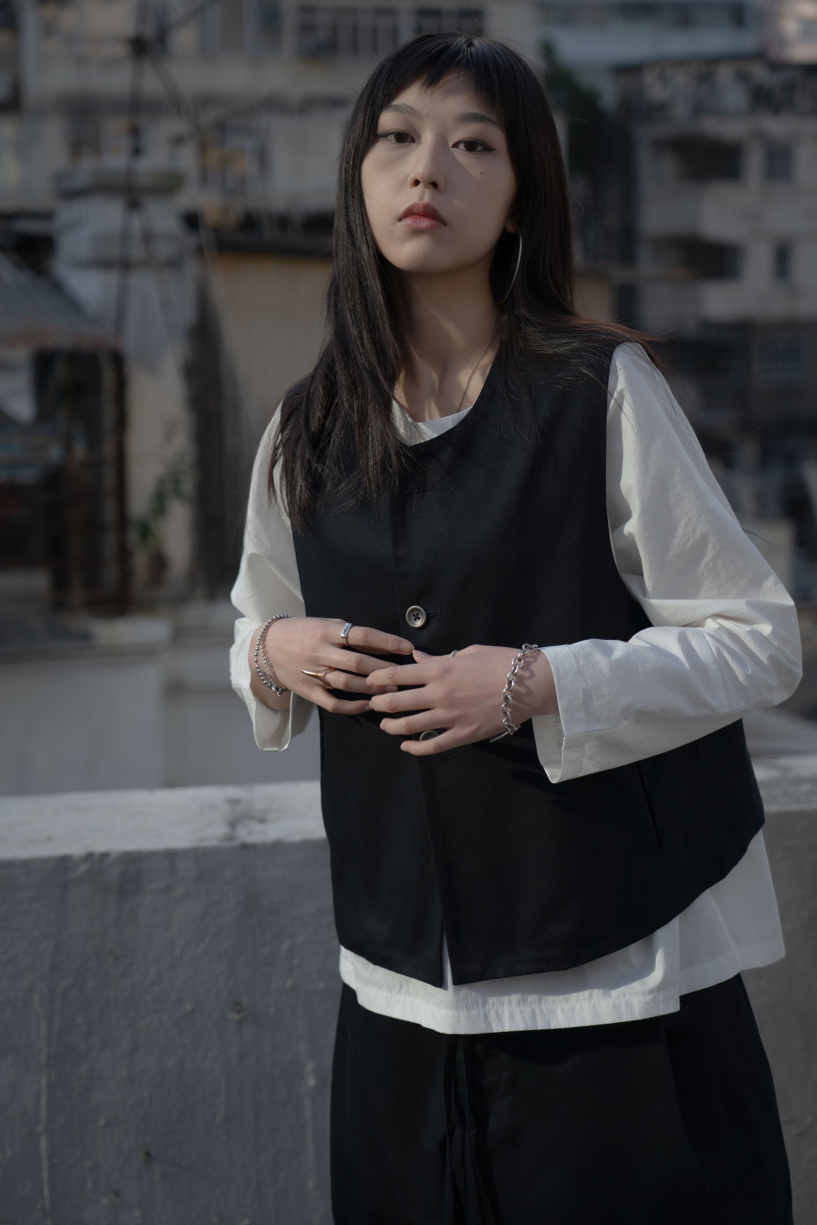 The Gardener Vest - Ink