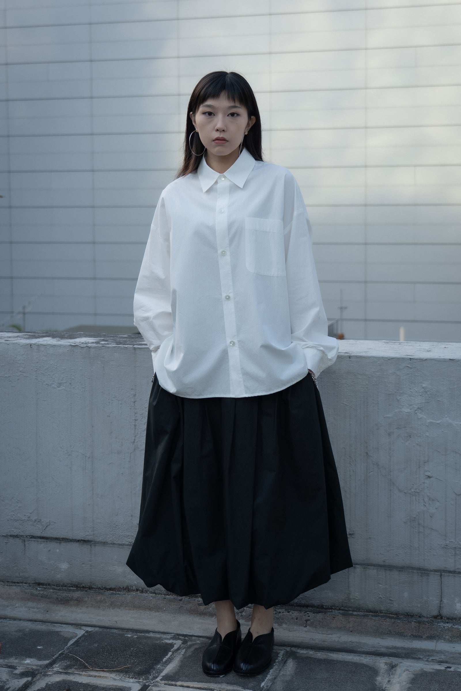 The Volumn Skirt  - Black