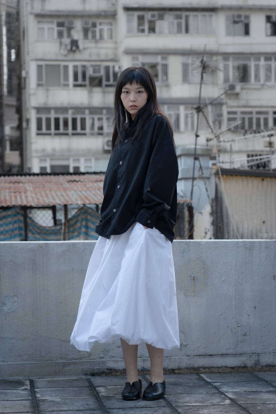 The Volumn Skirt  - White