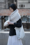 The Quilted Scarf - Beige