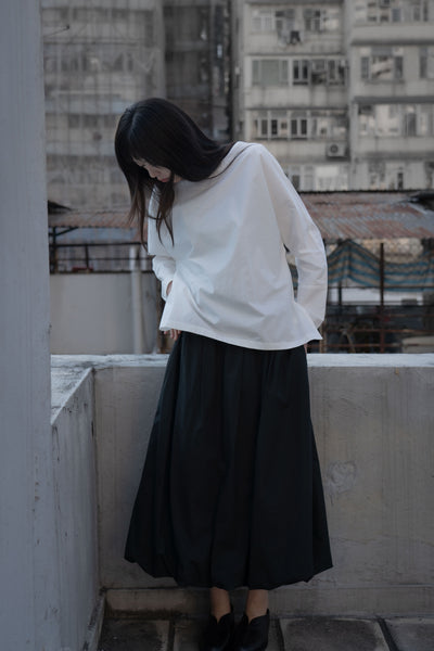 The Volumn Skirt  - Black