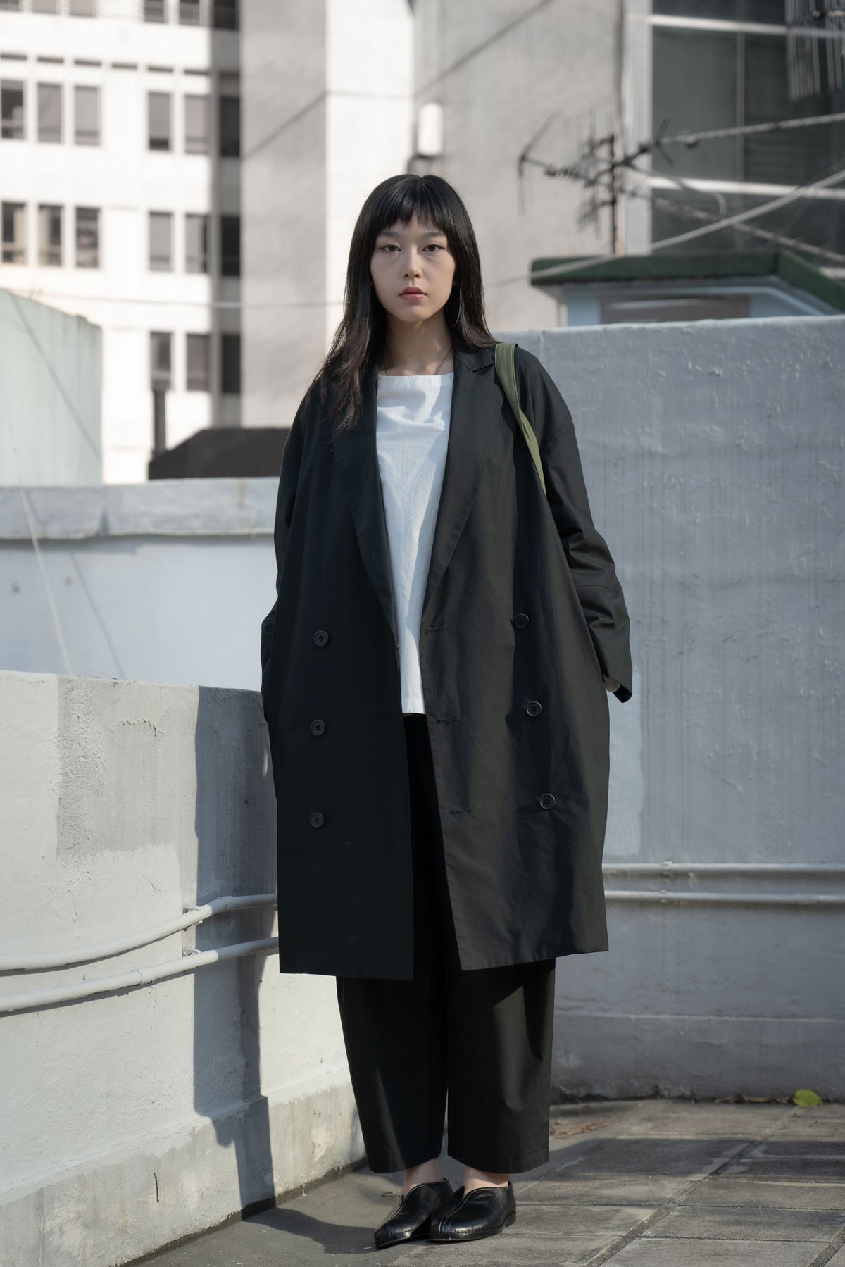 The Padded Pouch Bag - Military Green