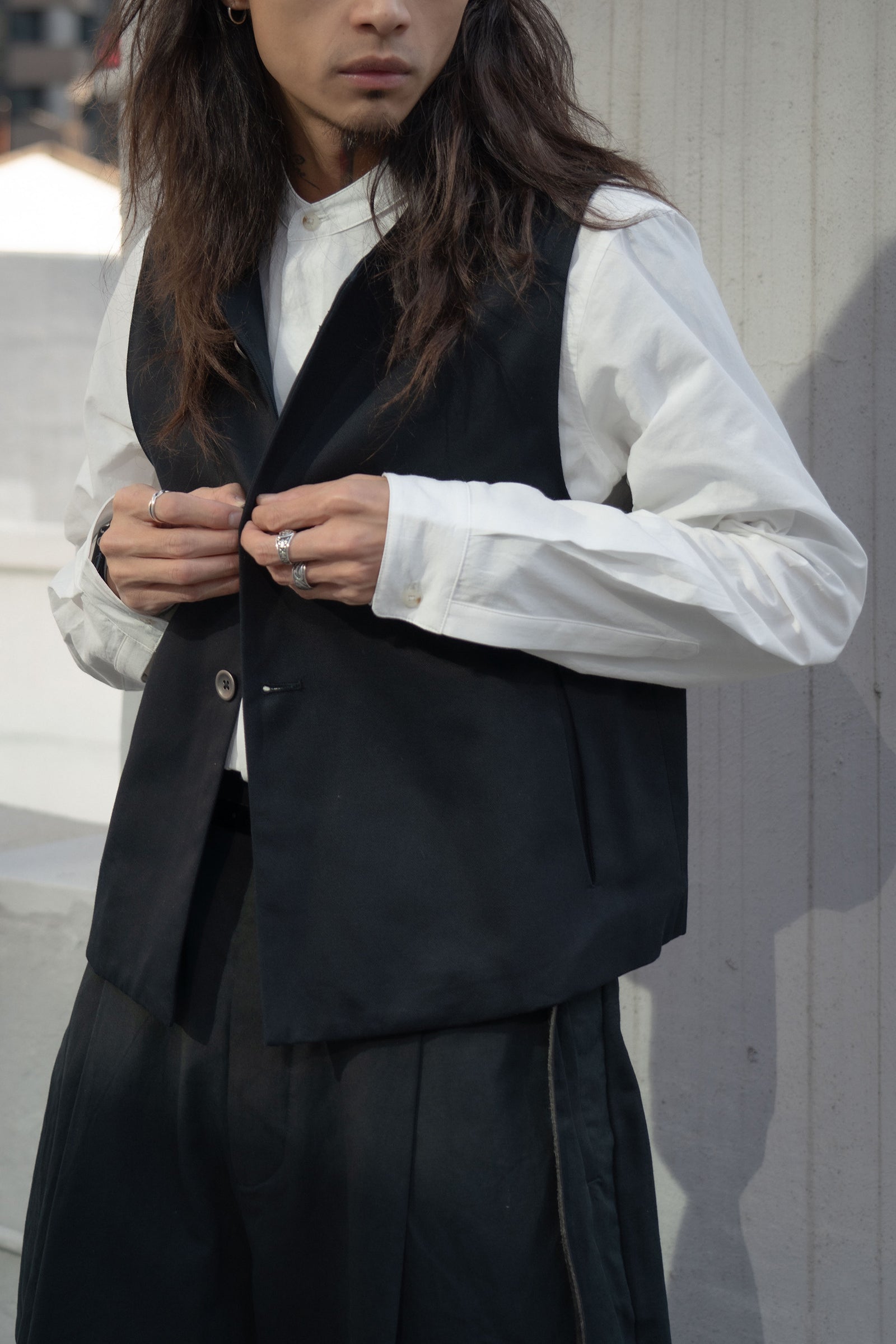 The Gardener Vest - Ink