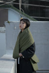 The Quilted Scarf - Military Green