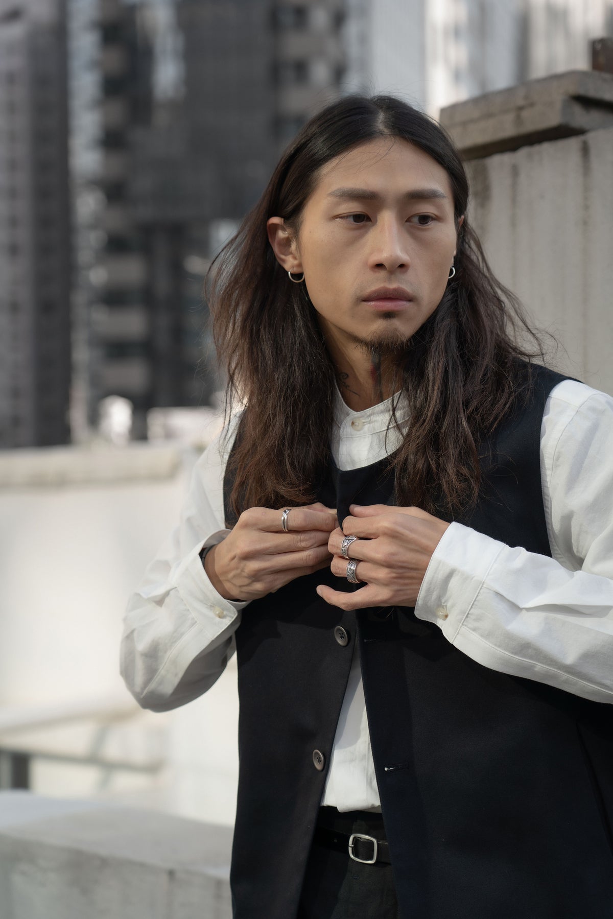 The Gardener Vest - Ink