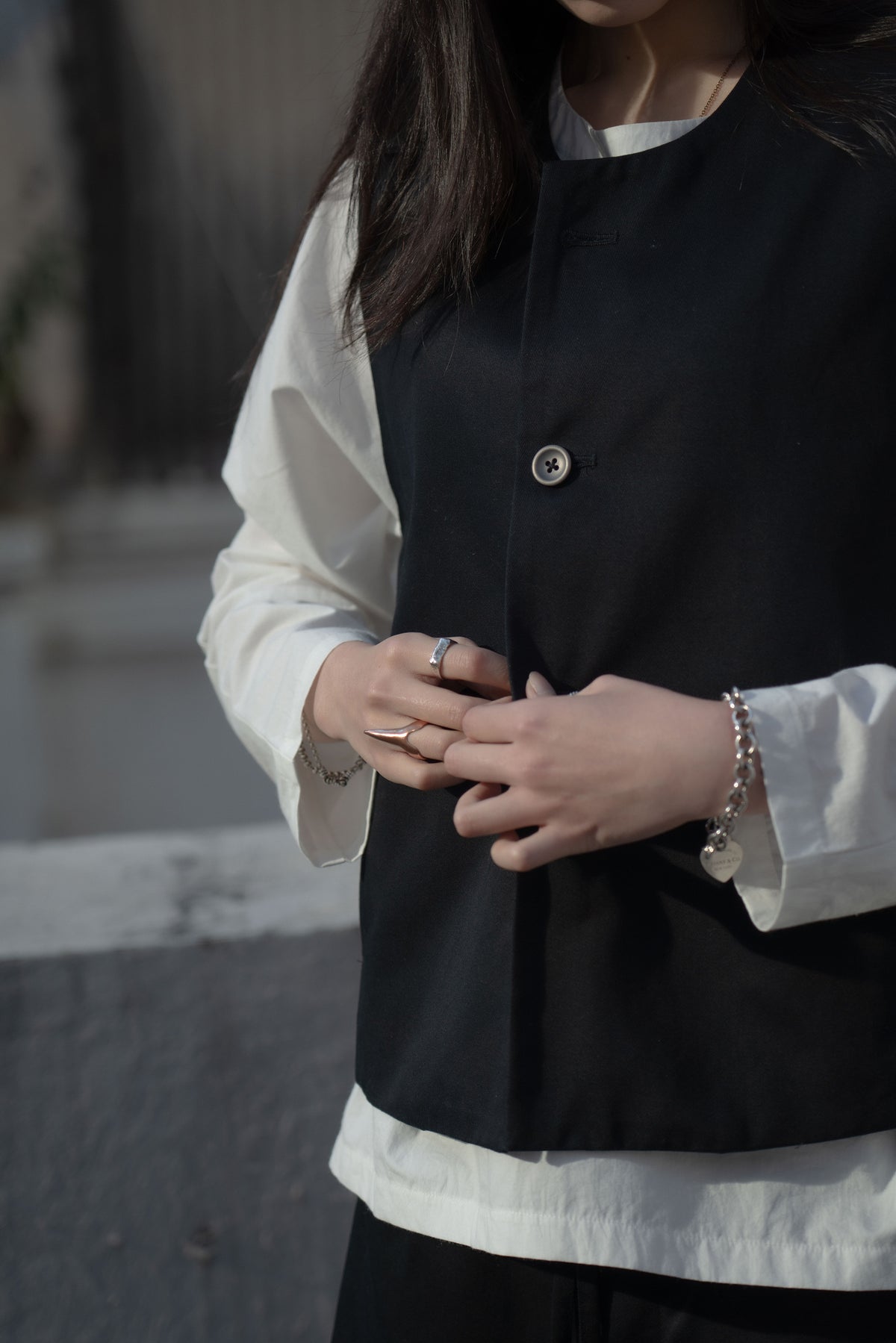 The Gardener Vest - Ink