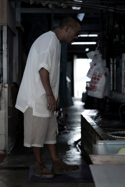 " The Talented Mr. " Linen Shirt - White