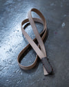 " The Talented Mr. " Leather Belt - Natural with Vintage Copper Buckle