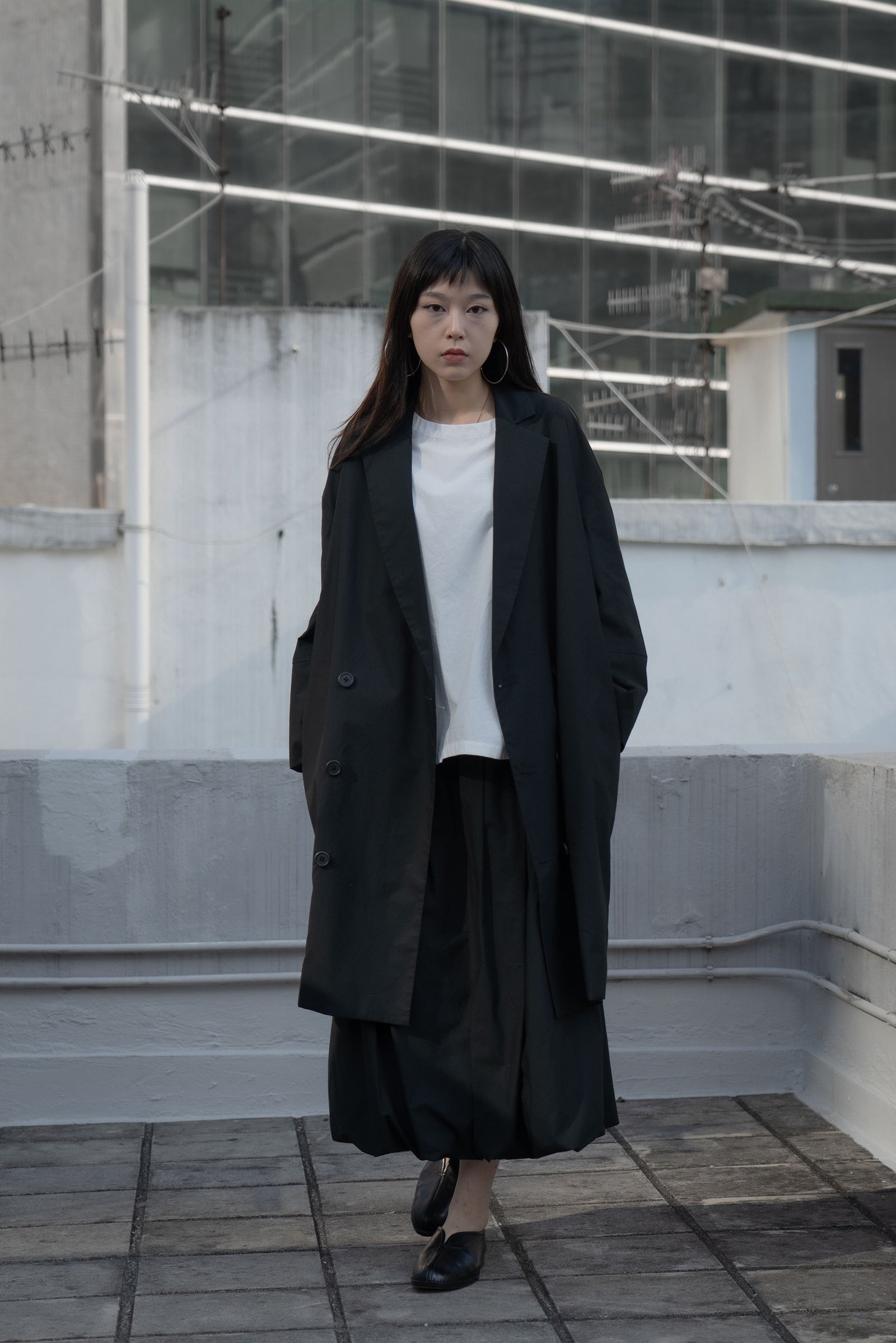 The Volumn Skirt  - Black