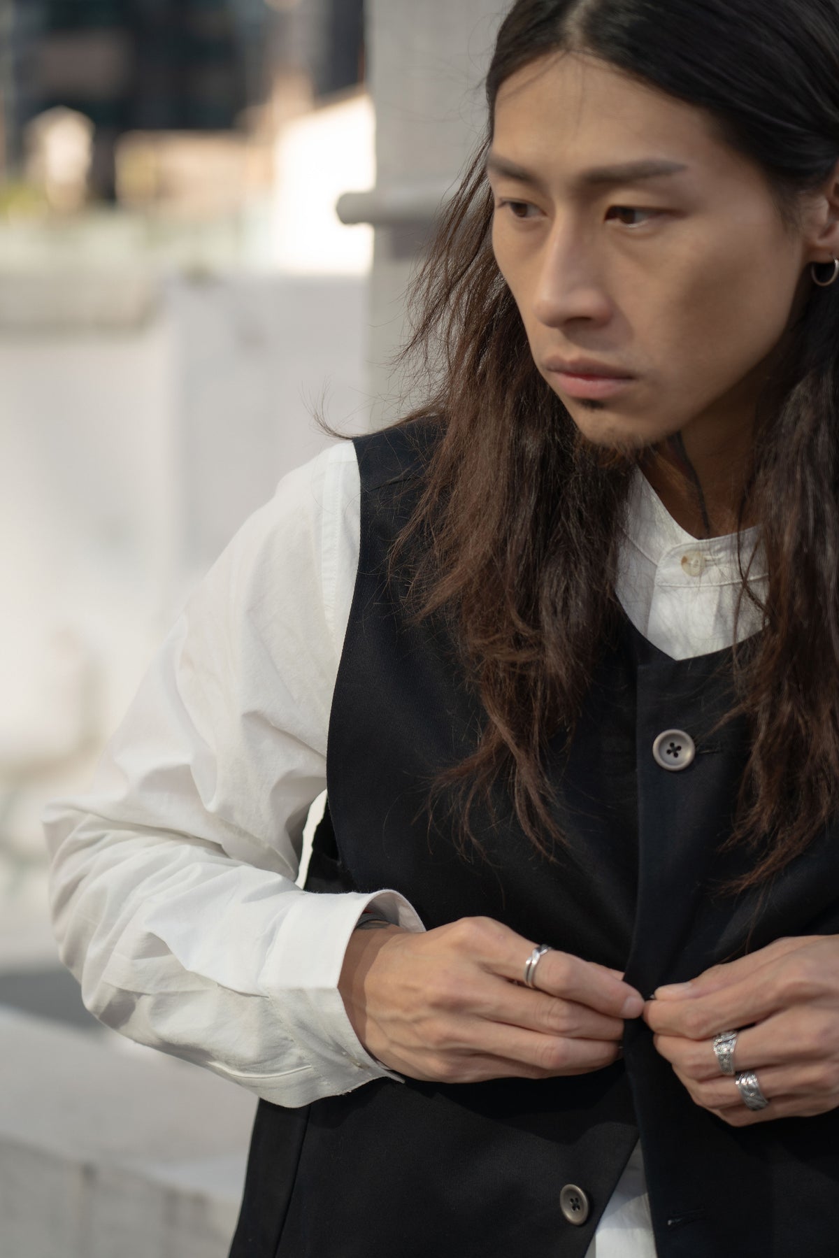 The Gardener Vest - Ink