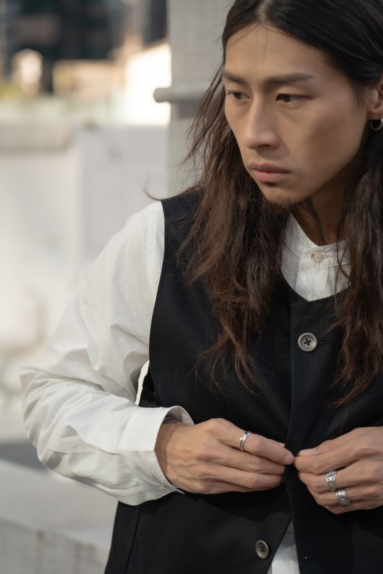 The Gardener Vest - Ink