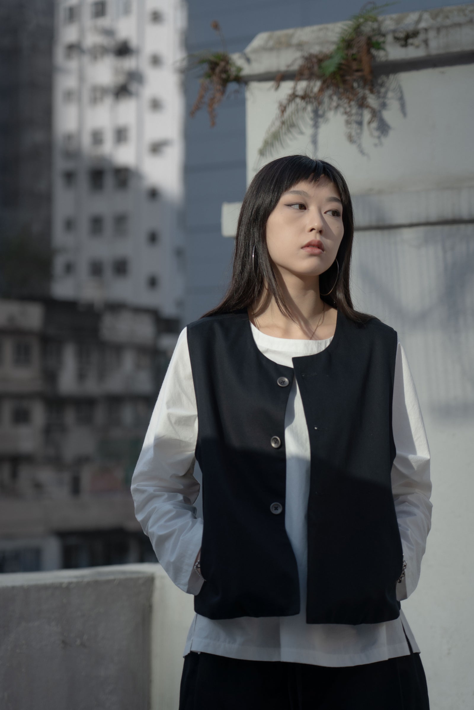 The Gardener Vest - Ink