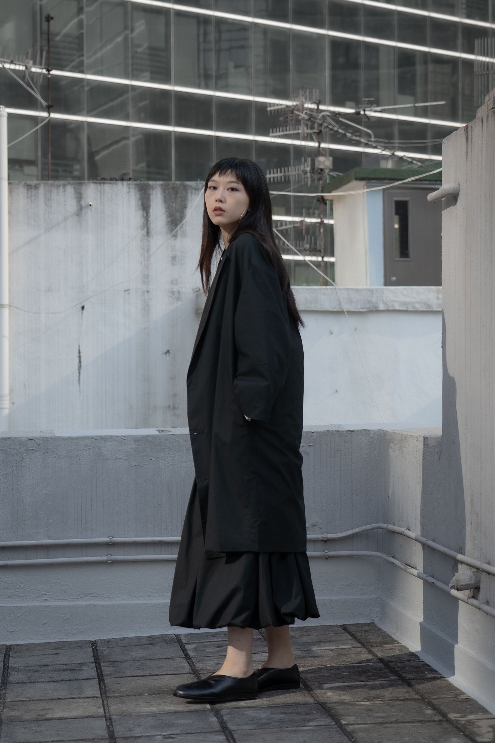 The Volumn Skirt  - Black