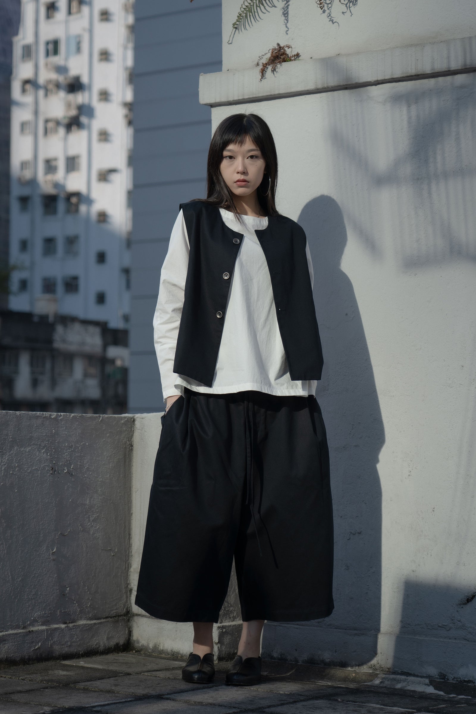 The Gardener Vest - Ink