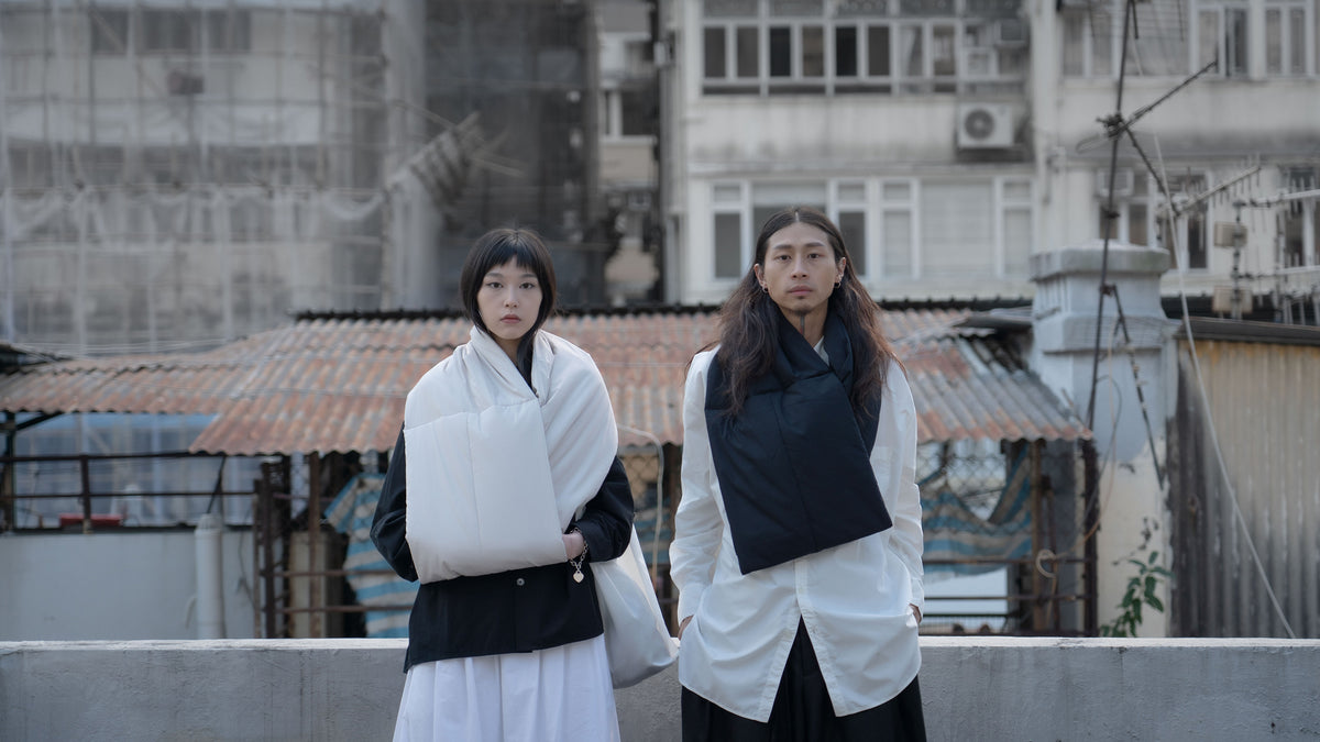 The Quilted Scarf - Black