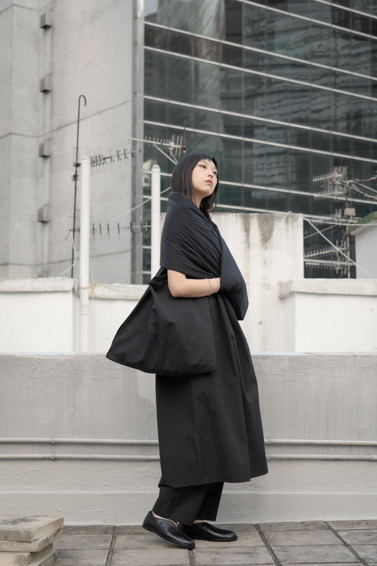 The Easy Drawstring Pants - Black