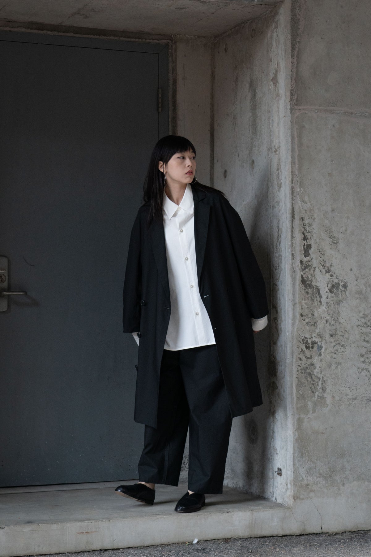 The Easy Drawstring Pants - Black