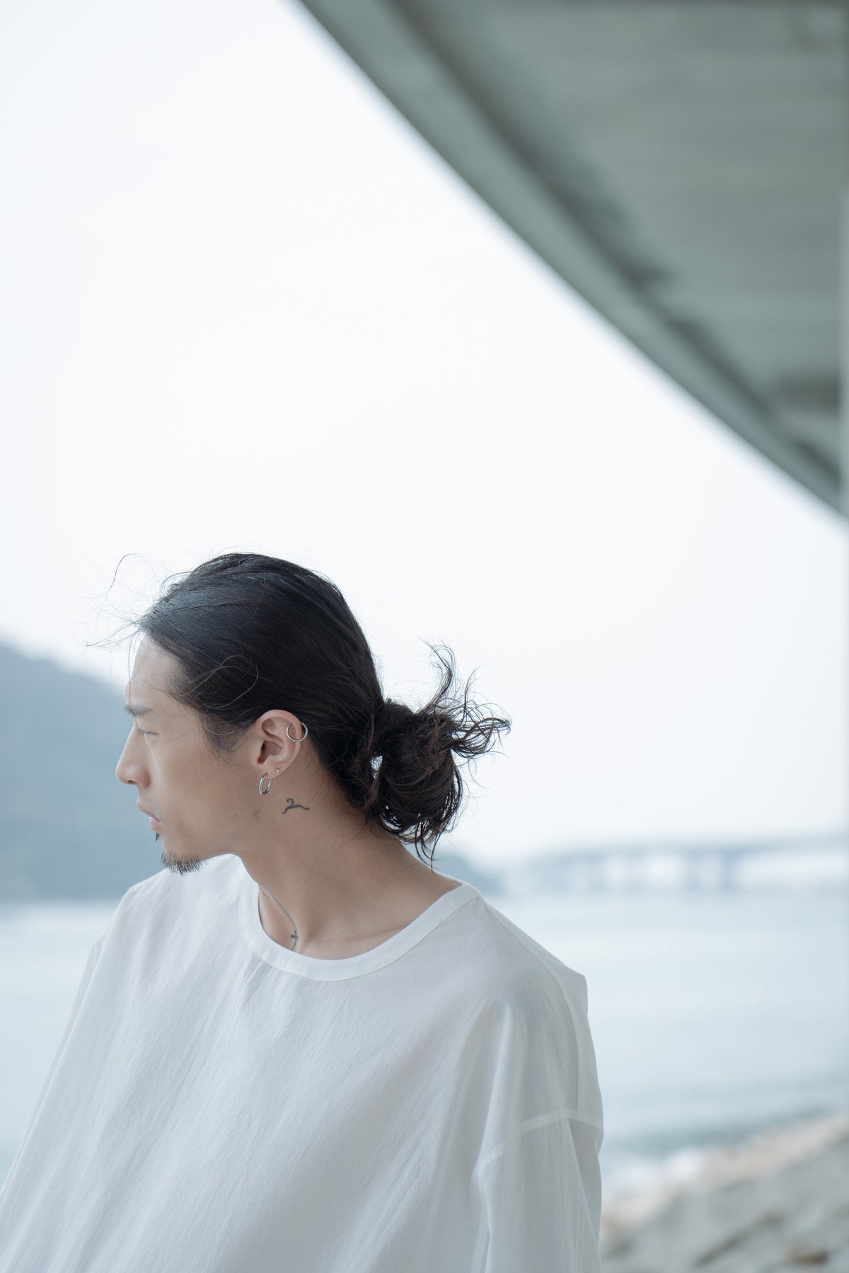 The Frayed Layer Top - White