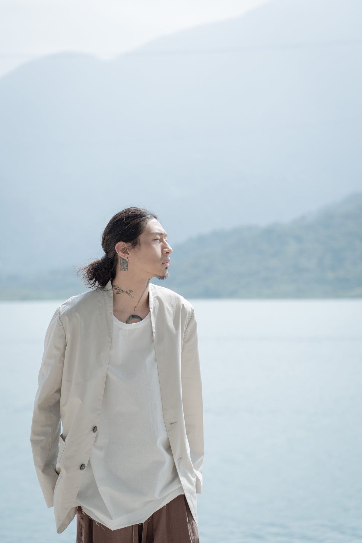 The Safari Jacket - Lime Stone