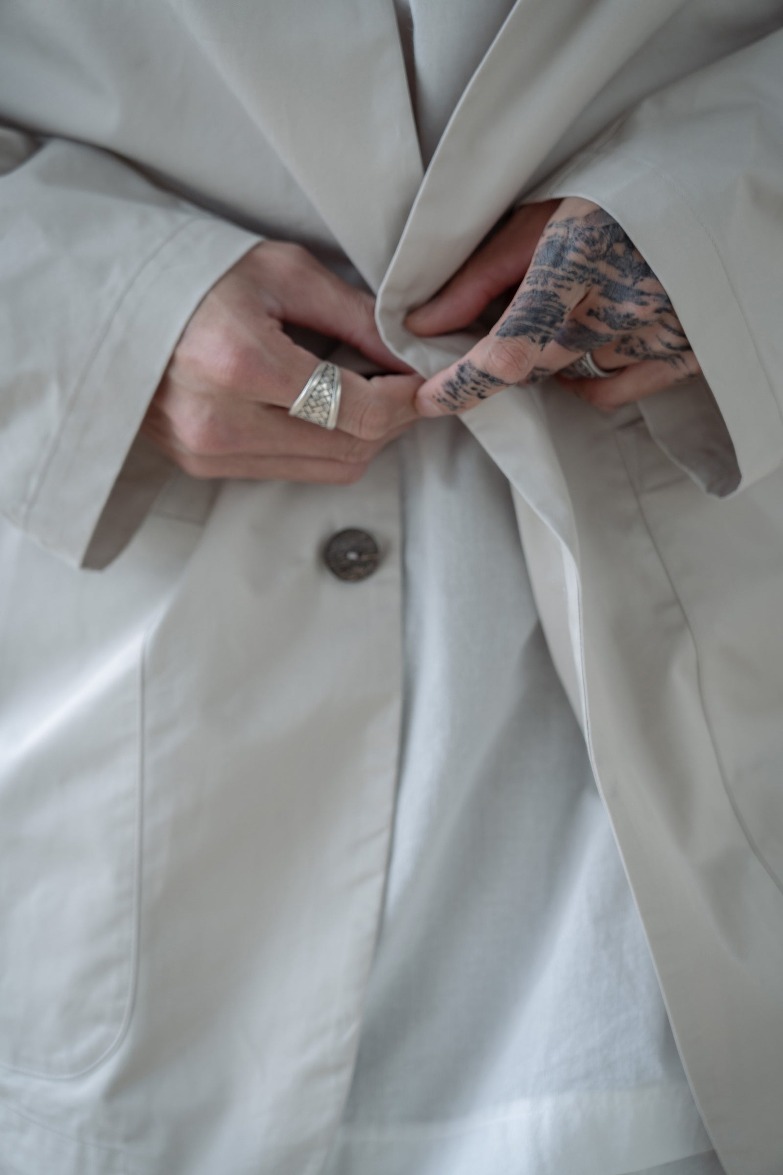 The Safari Jacket - Lime Stone