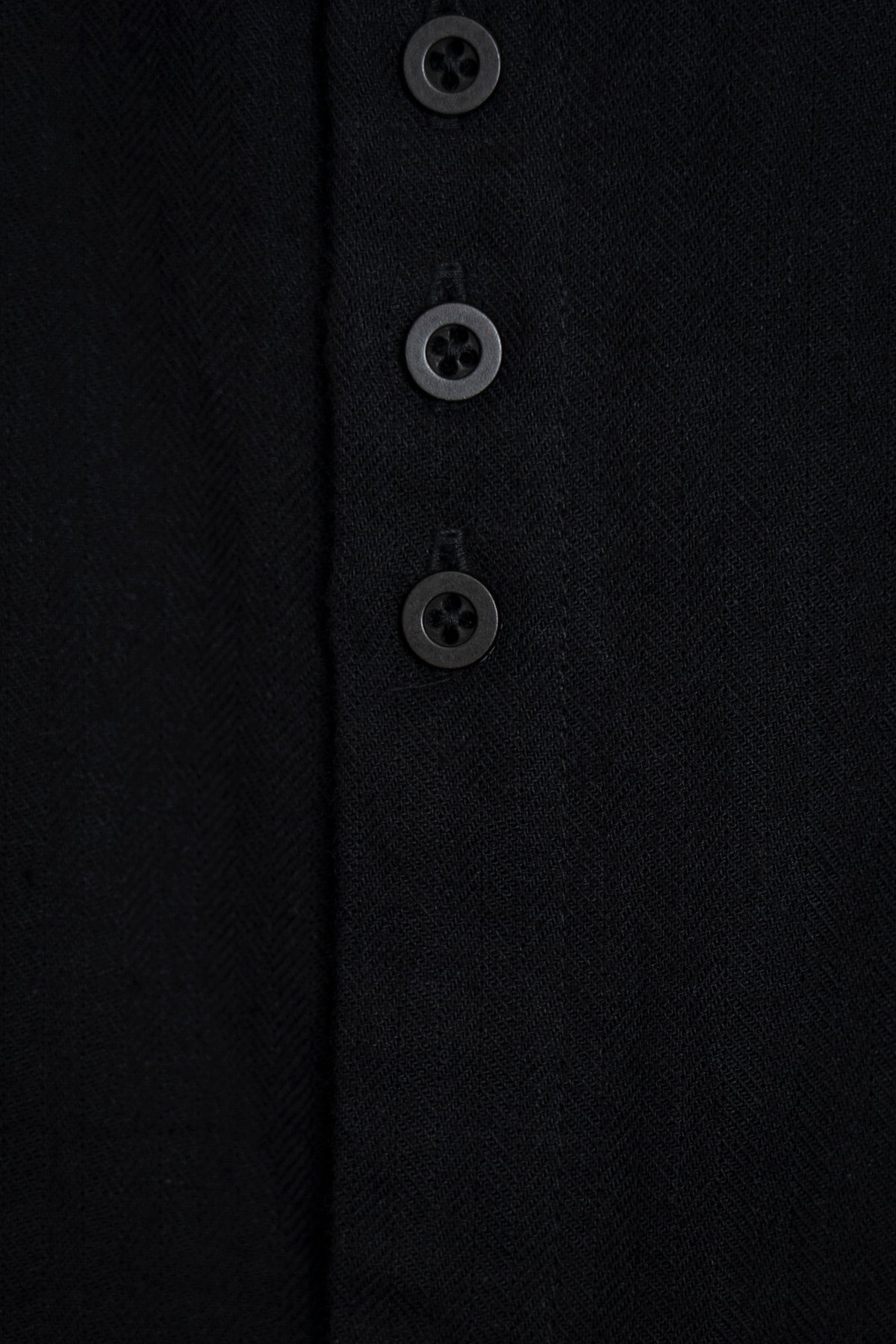The Linen Capri Shirt - Black