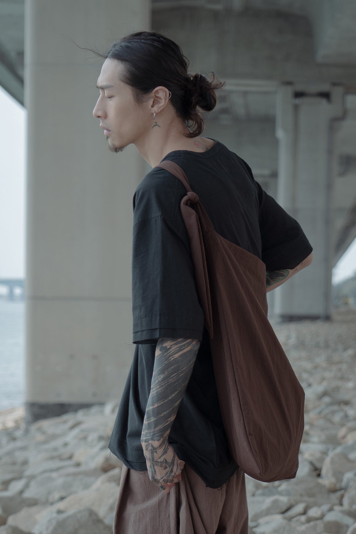 The Frayed Layer Top - Black