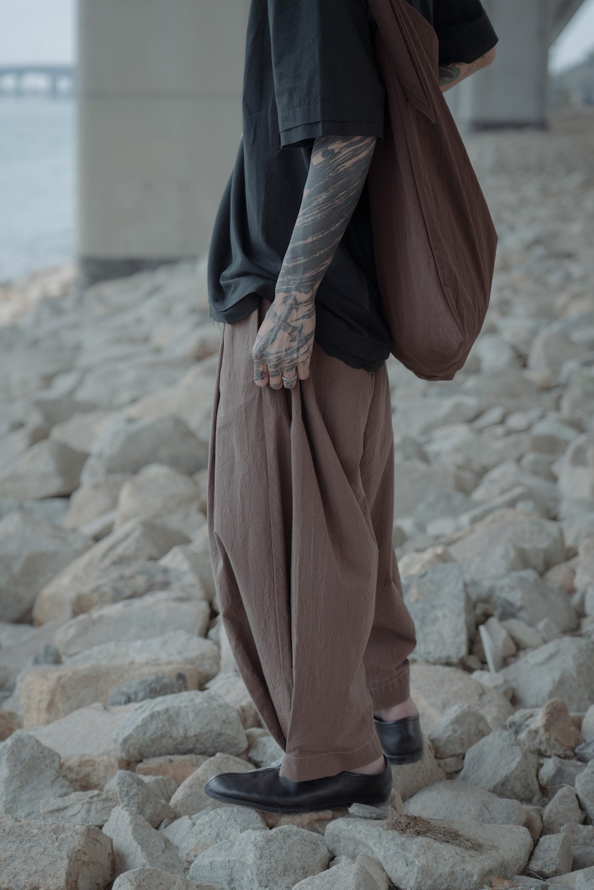 The Balloon Pants - Military Olive