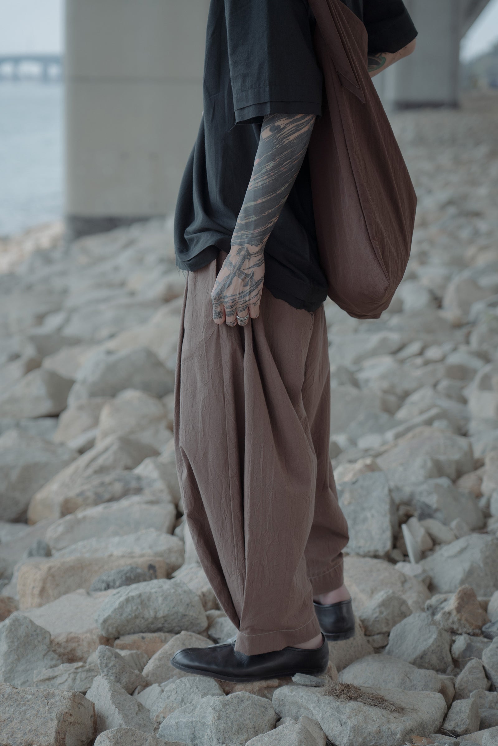 The Balloon Pants - Military Olive