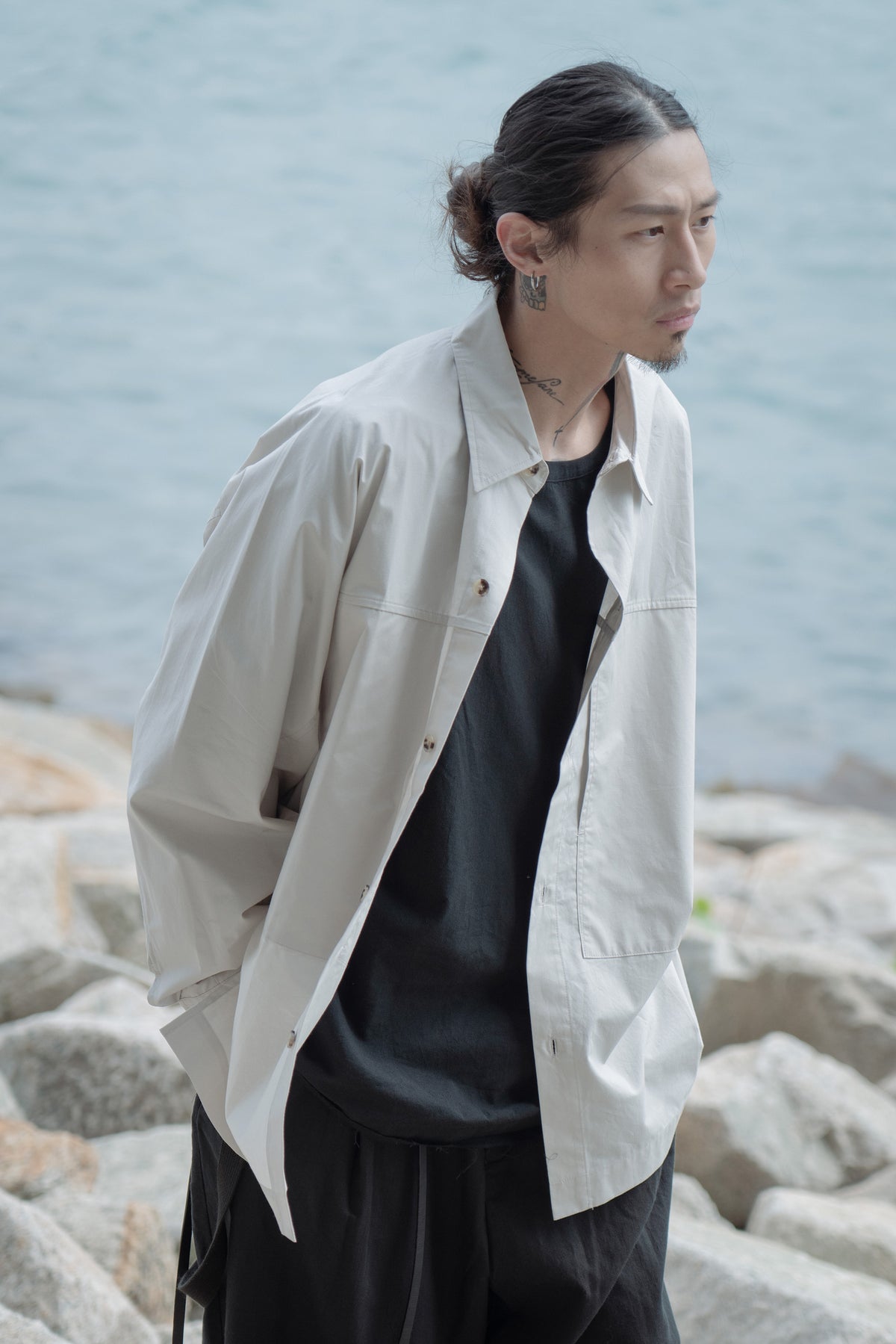 The Shirt Jacket - Flax