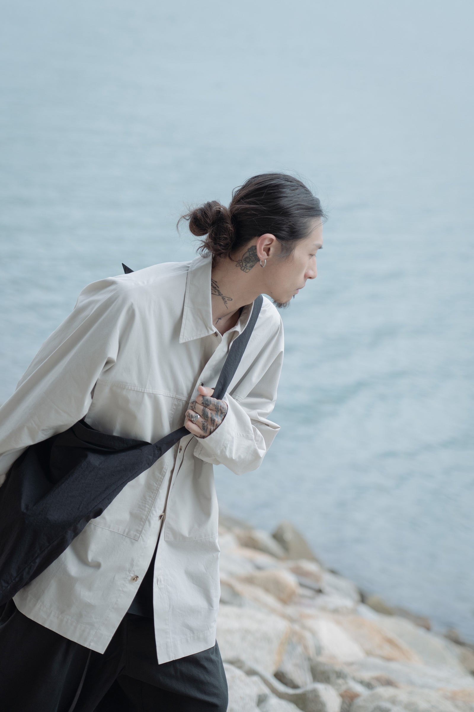 The Shirt Jacket - Flax