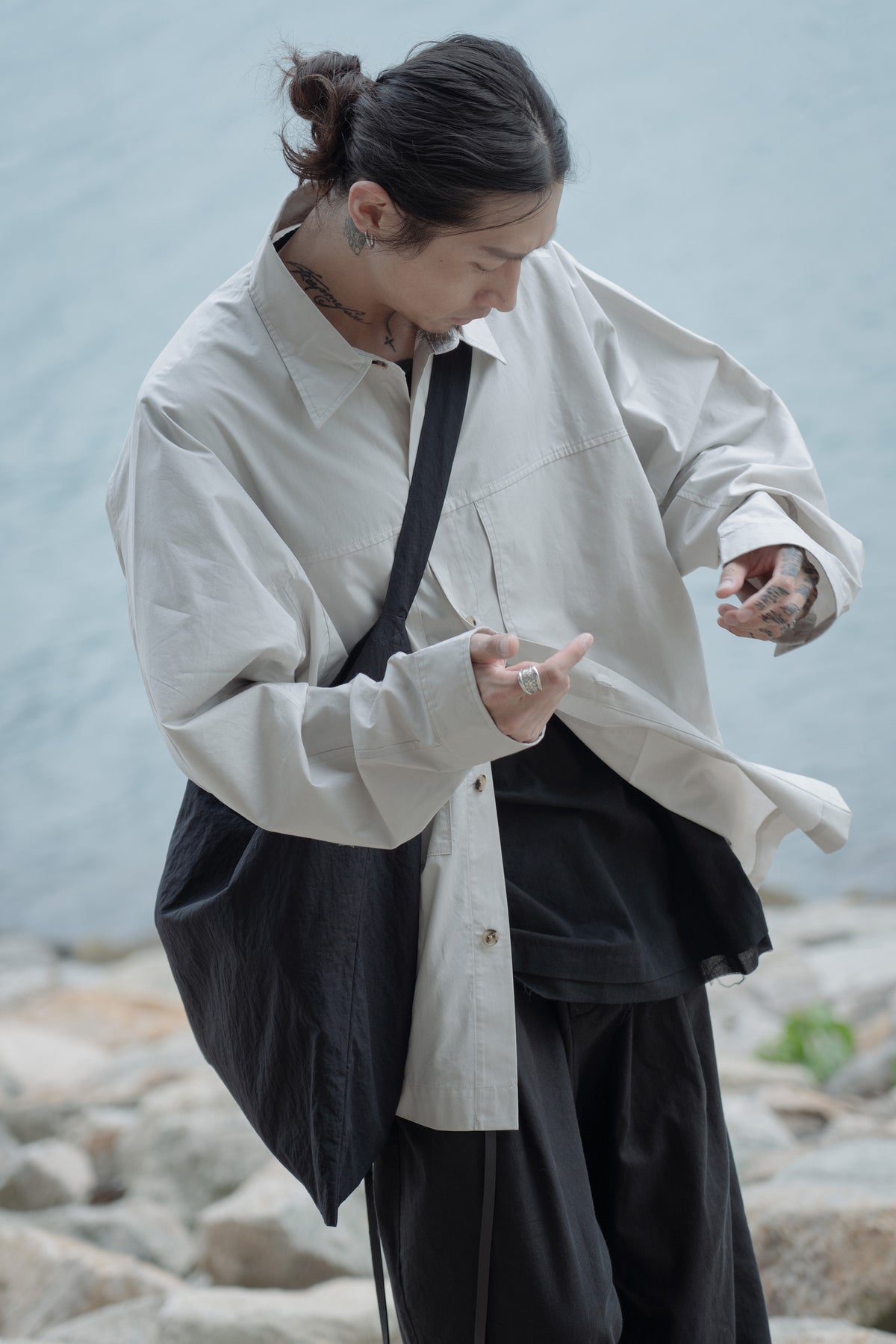 The Shirt Jacket - Flax