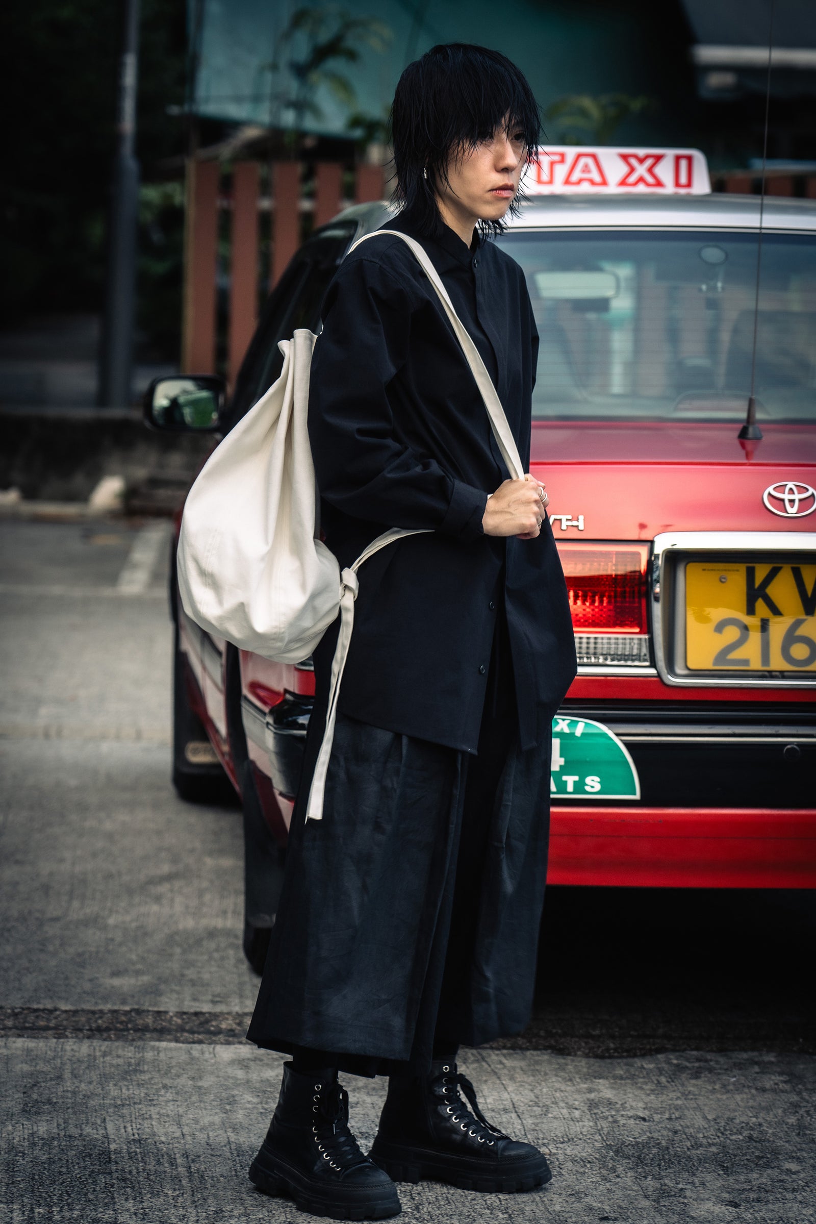 The Canvas Duffle - White