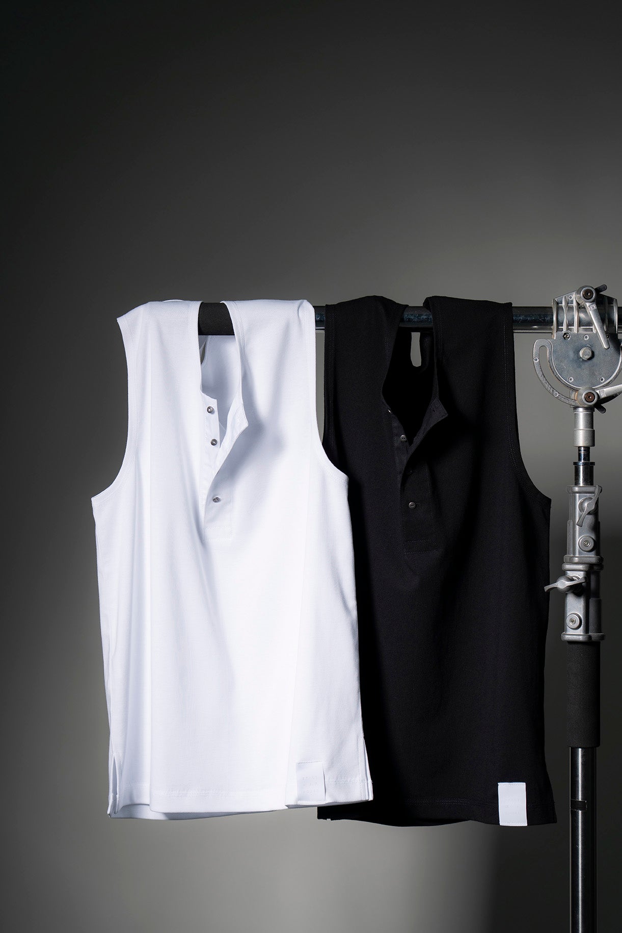 The Henley Vest Top , Set of 2