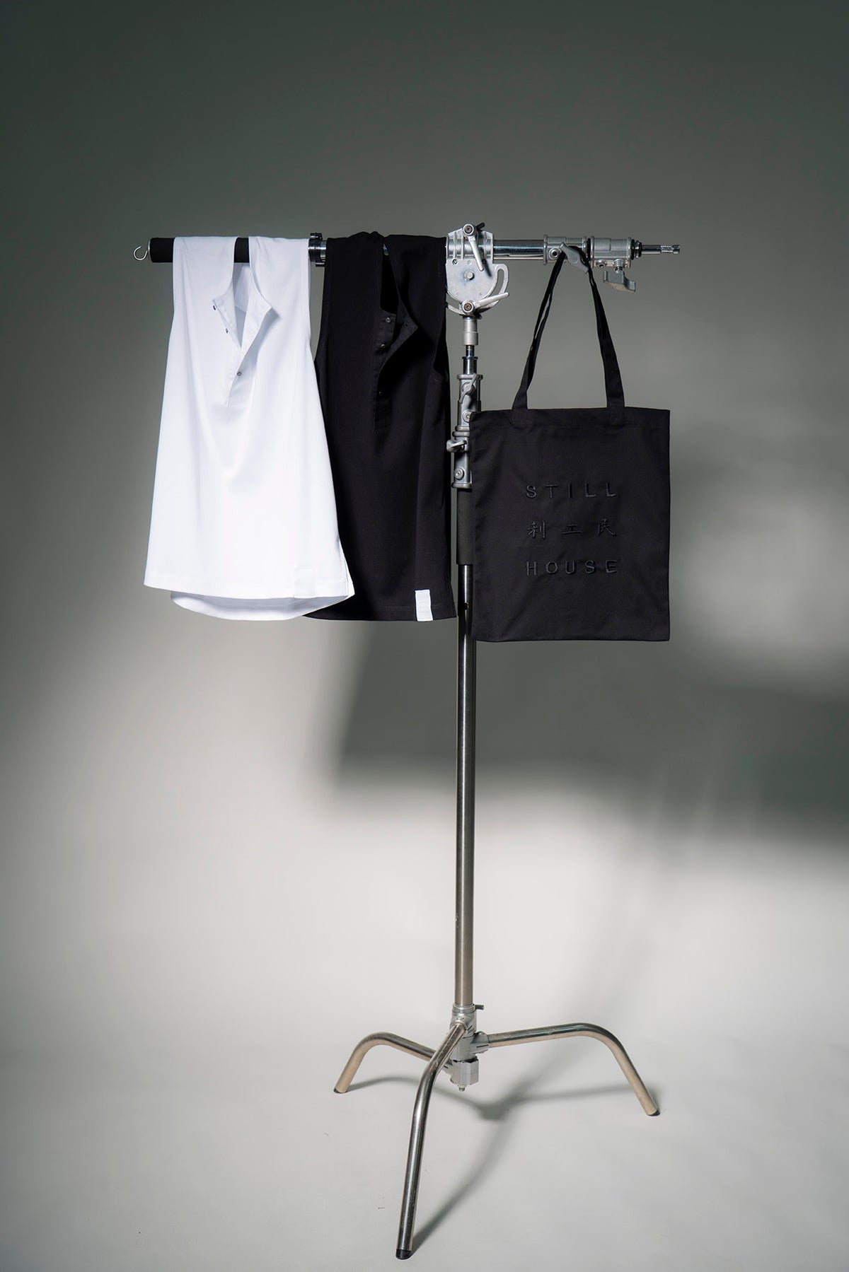 The Henley Vest Top - Black