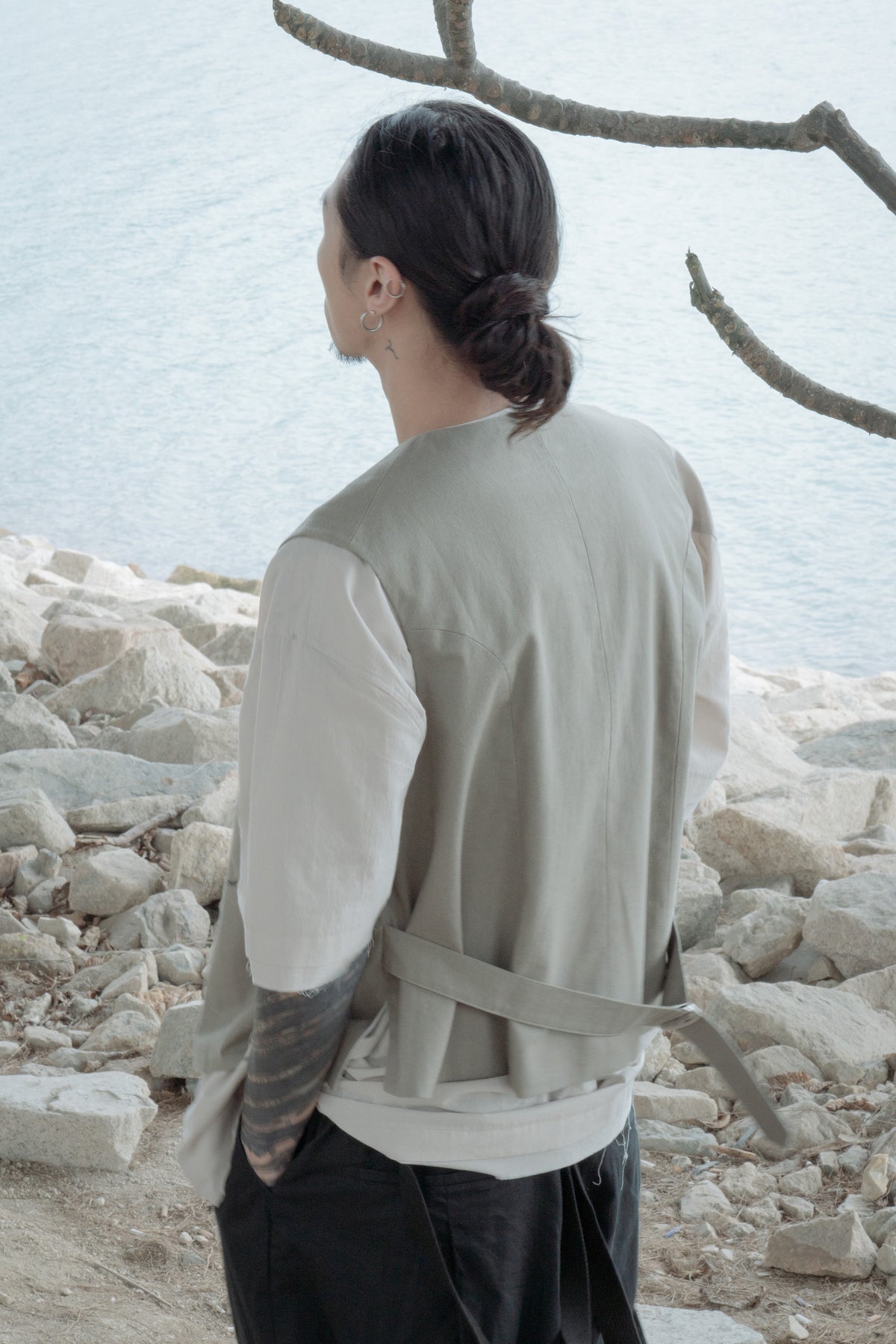 The Men Waistcoat - Taupe