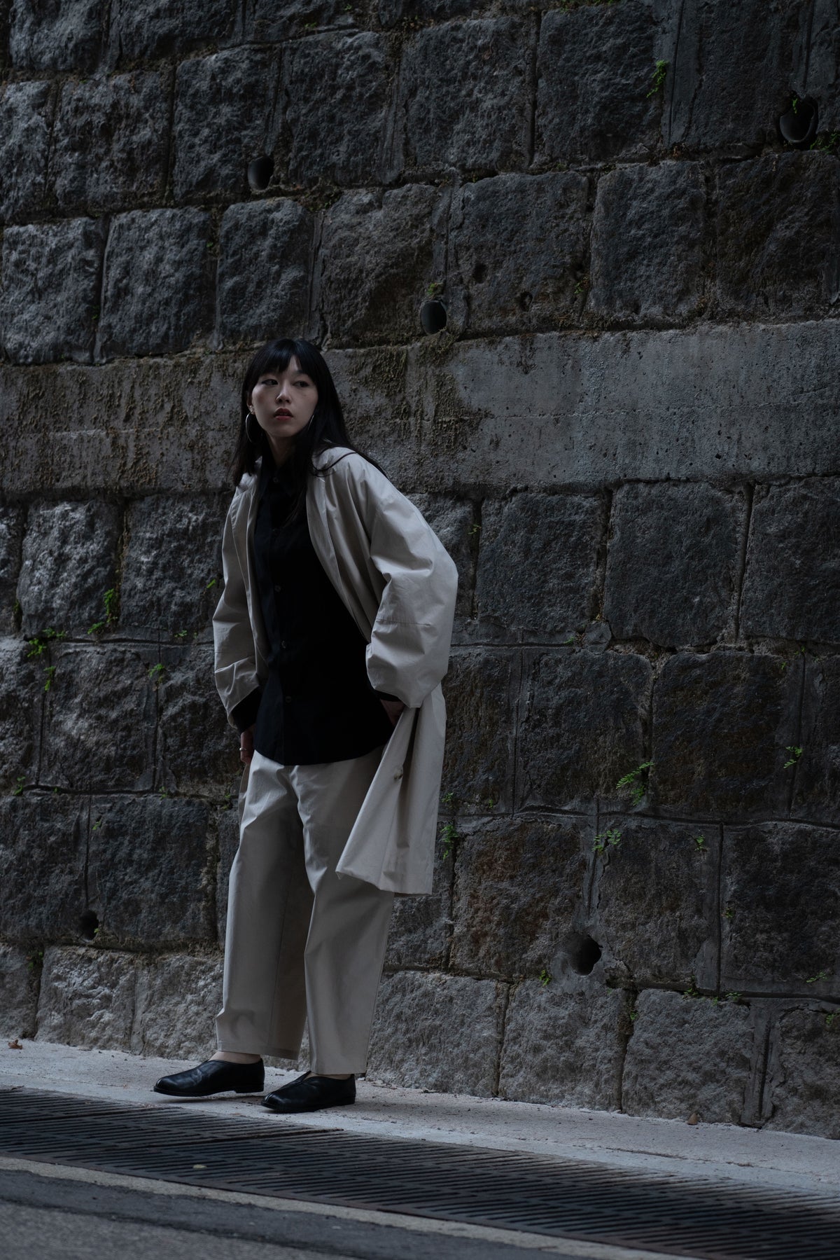 The Easy Drawstring Pants - Beige