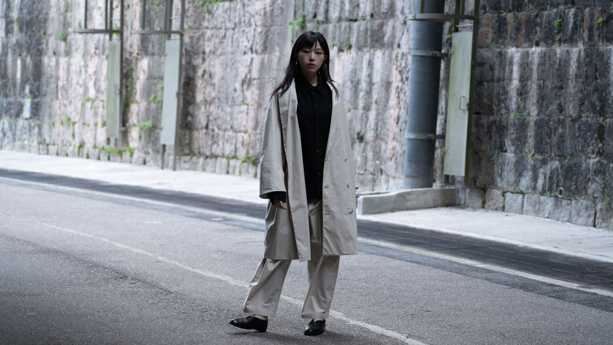 The Easy Drawstring Pants - Beige