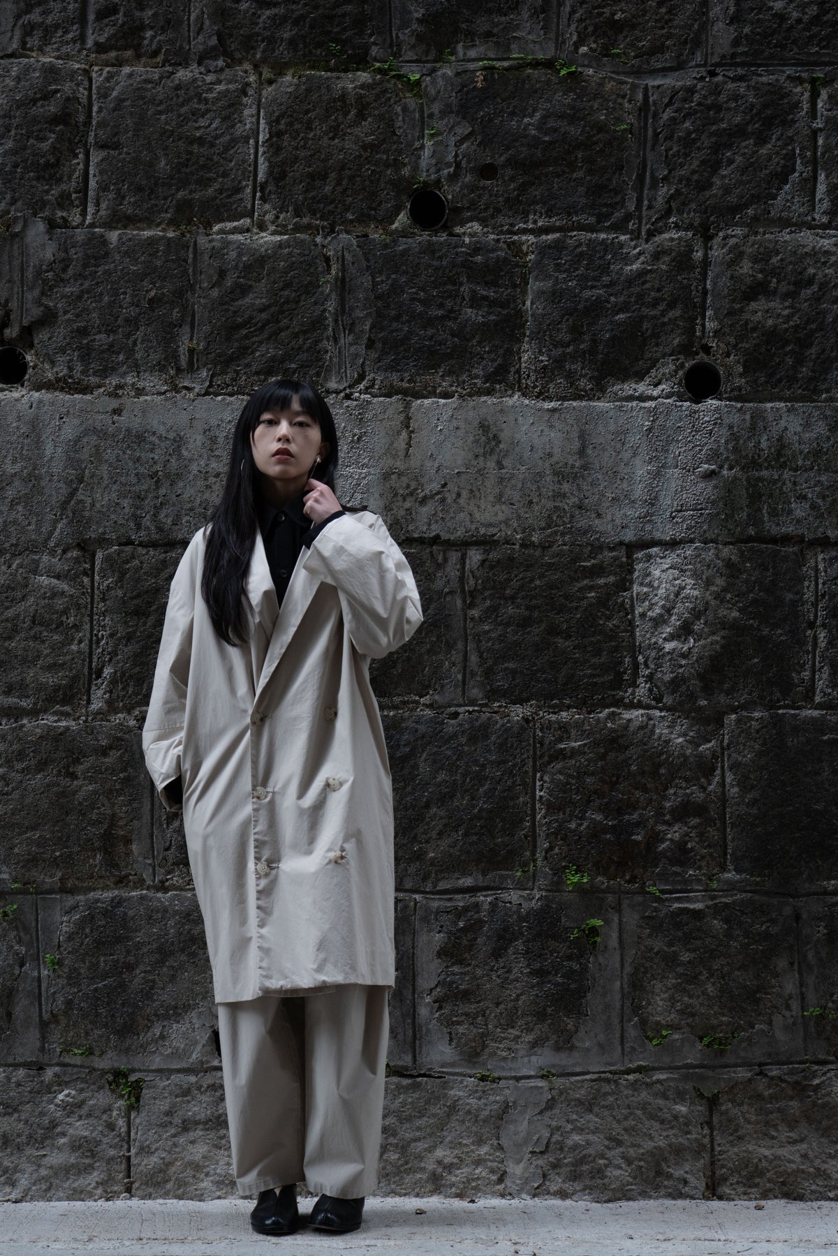 The Easy Drawstring Pants - Beige