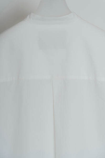 The Mandarin Collar Shirt - White