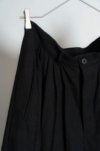 The Pleaty Trousers - Black