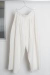 The Pleaty Trousers - White