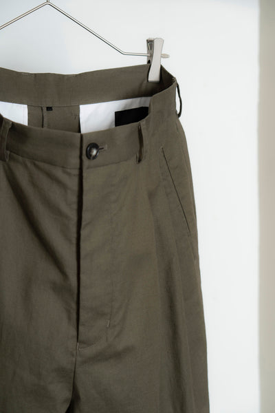 The Weekend Trousers - Khaki Green