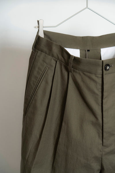 The Weekend Trousers - Khaki Green