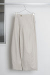 The Hem Darts Pants - Beige